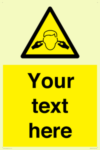 Custom Noise Hazard Sign